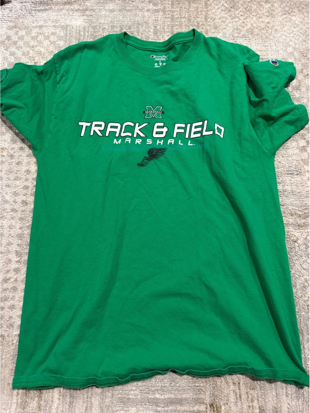 Marshall Thundering Herd Track & Field T-Shirt Large